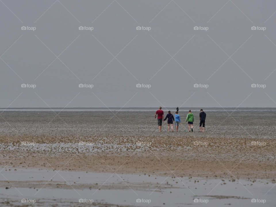 Mudflat hiking