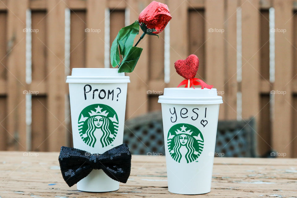 Prom Proposal using Starbucks 🌟