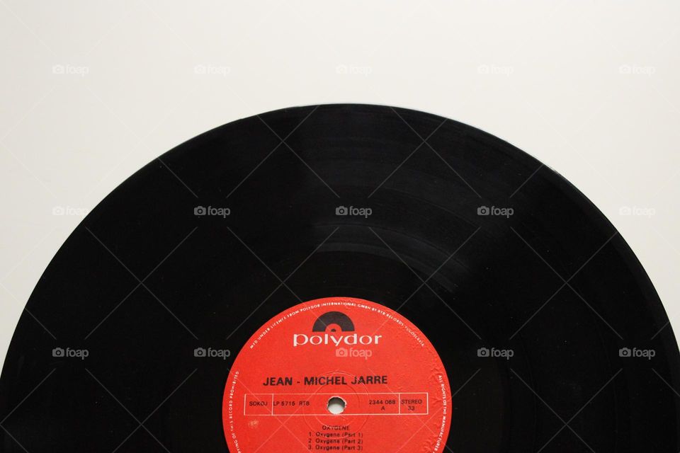 Old gramophone record