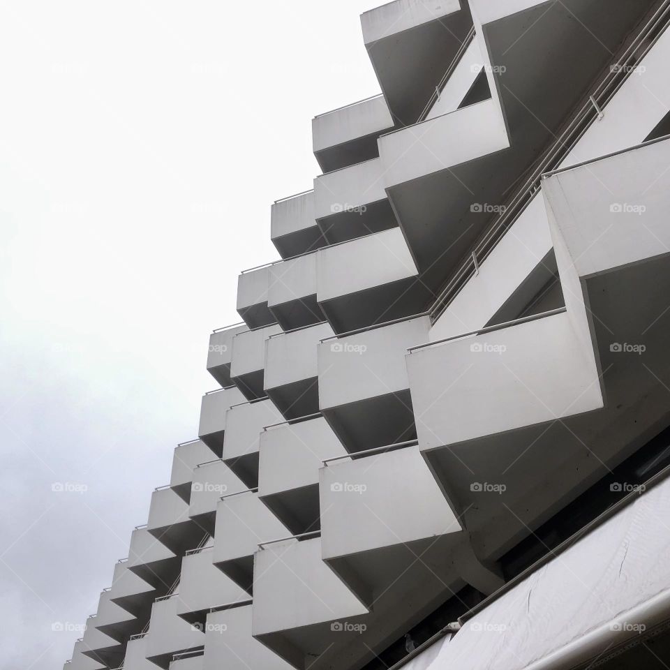 Modern architecture- triangular shapes