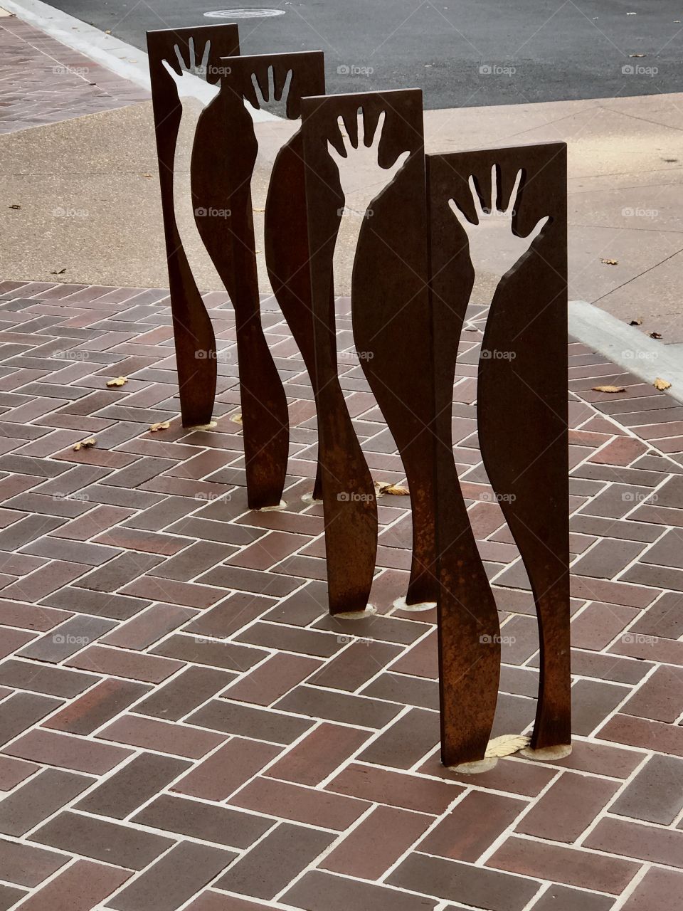 Hands sculpture