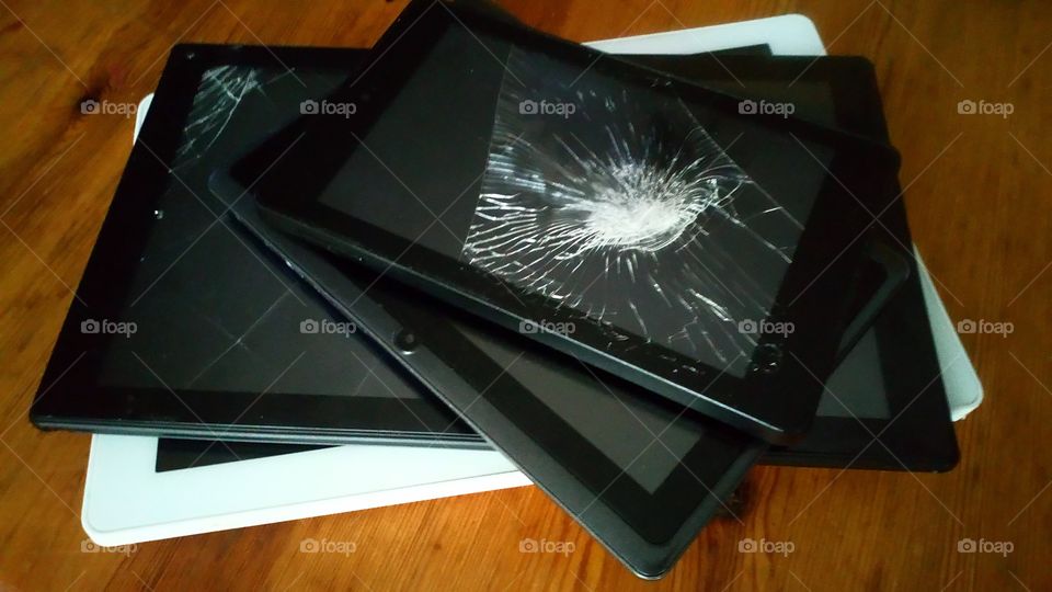 Broken tablets