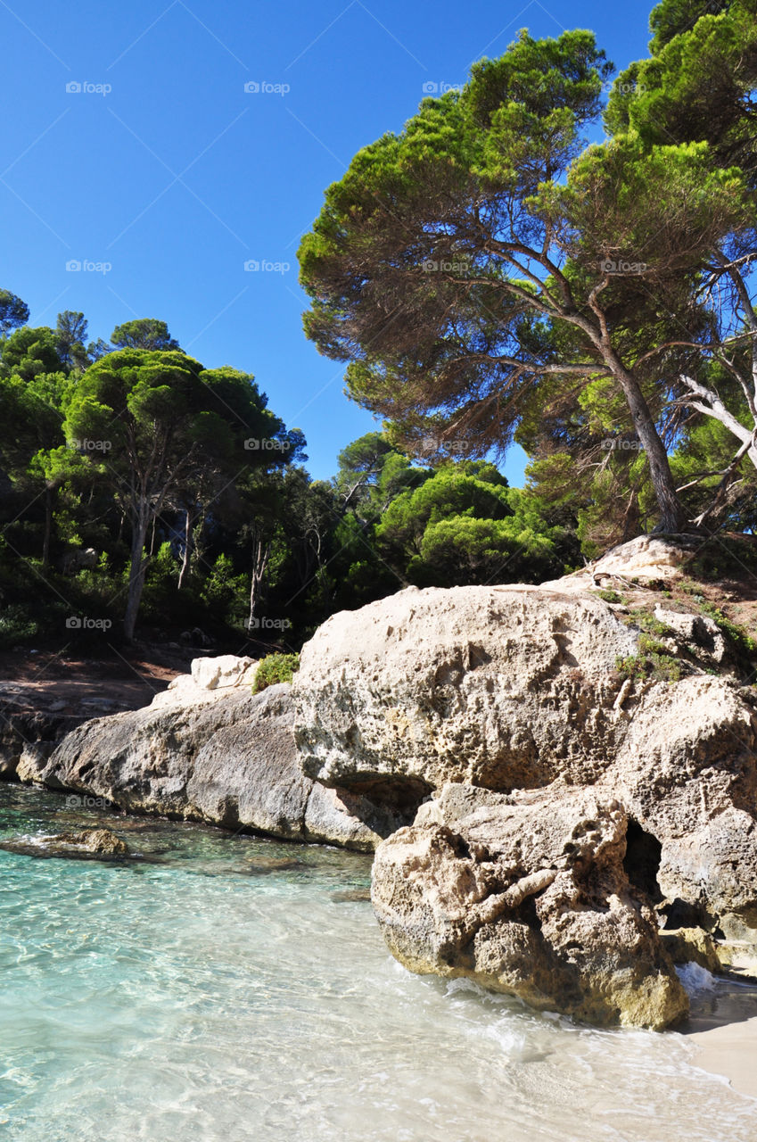 Beach on Menorca 