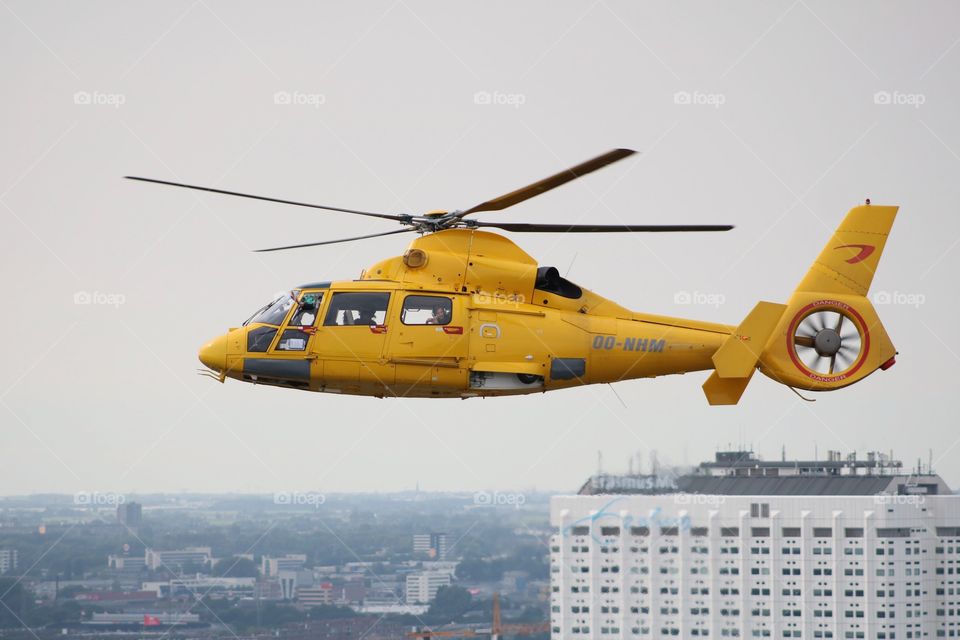 SAR helicopter during demonstration