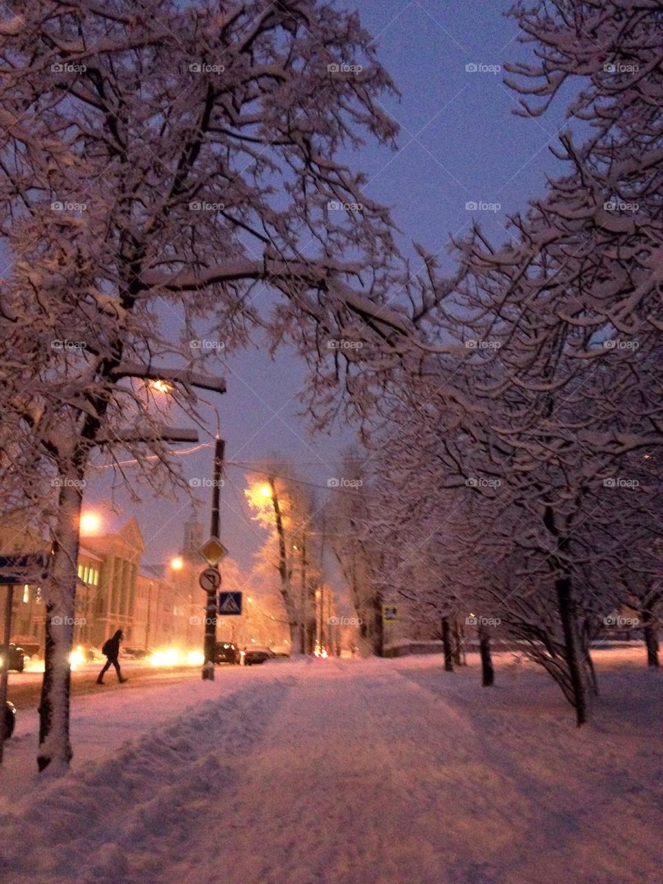 Winter streets