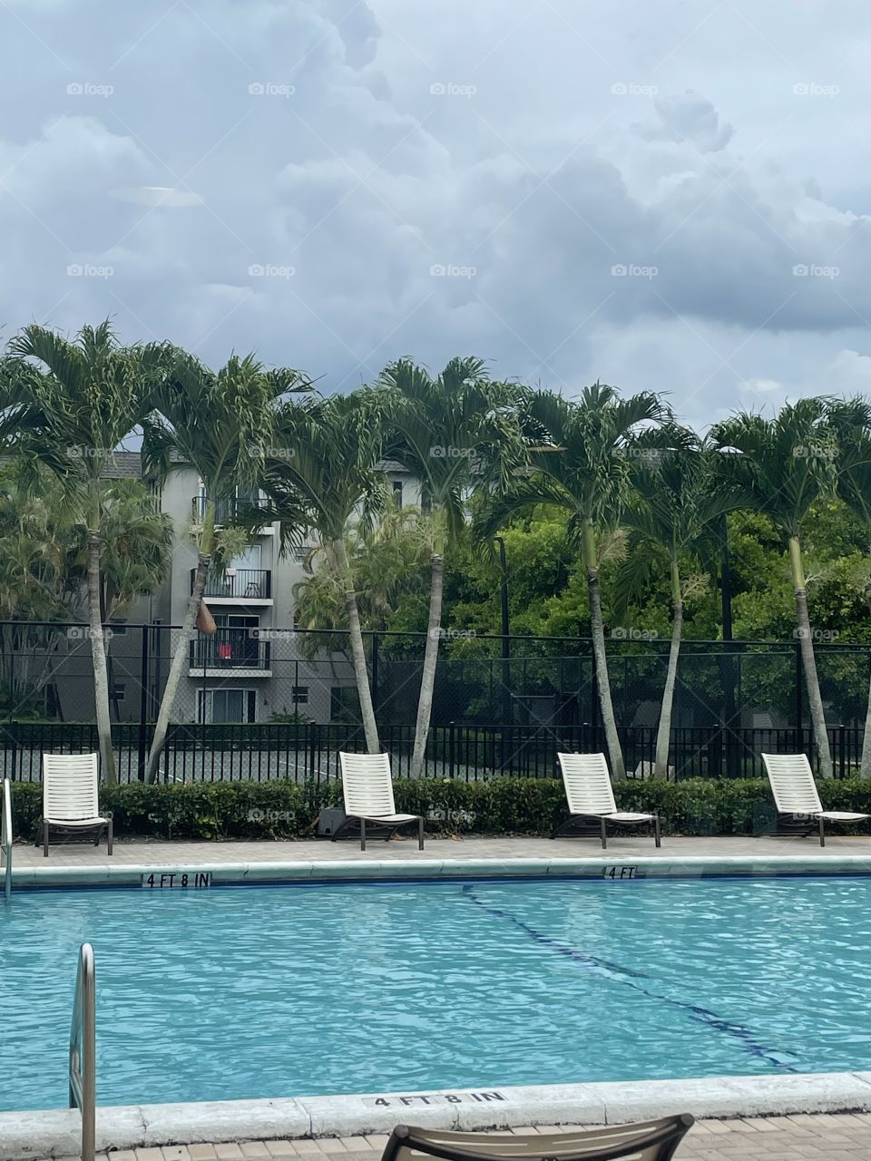 Pool before the storm