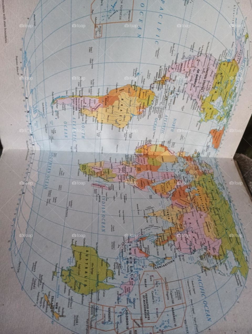 world map