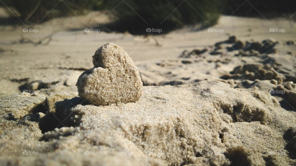 sand heart