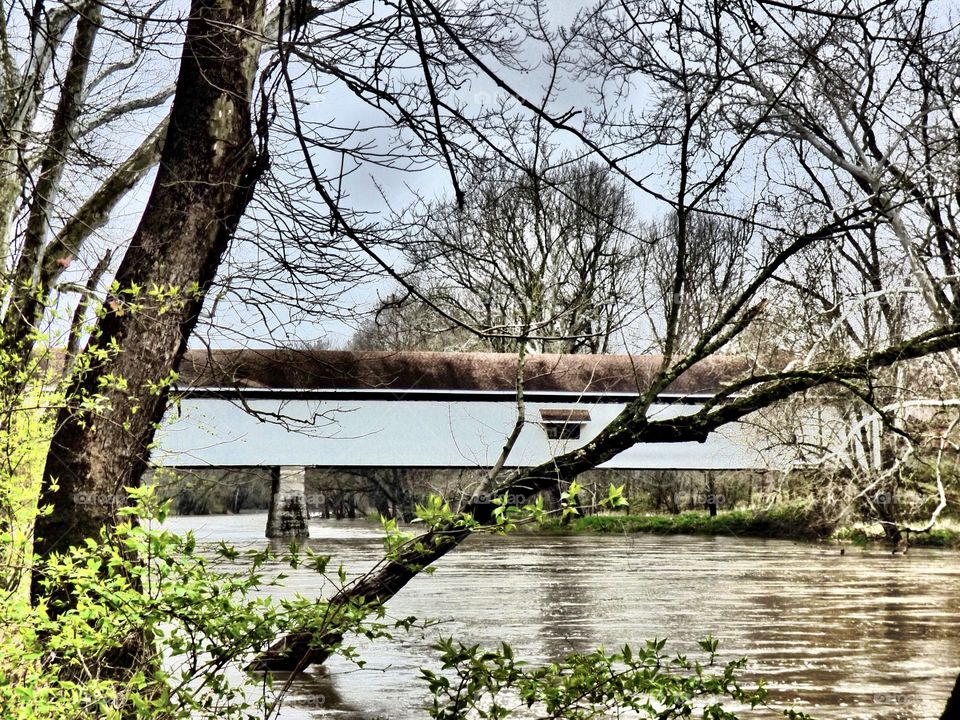 Old potters covered bridge 