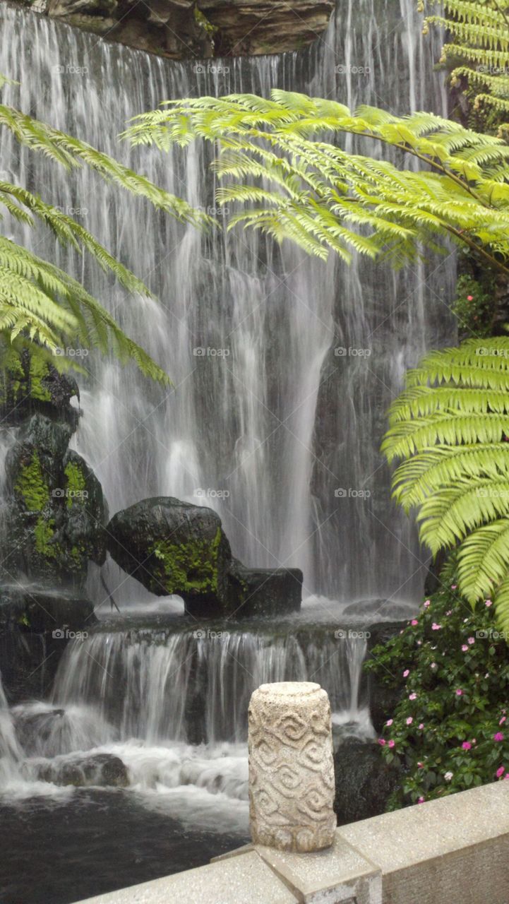 Temple waterfall 