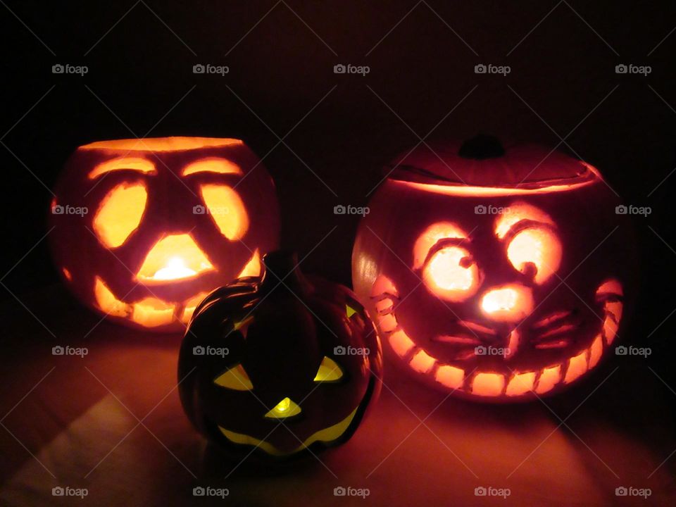 pumpkin faces 🎃