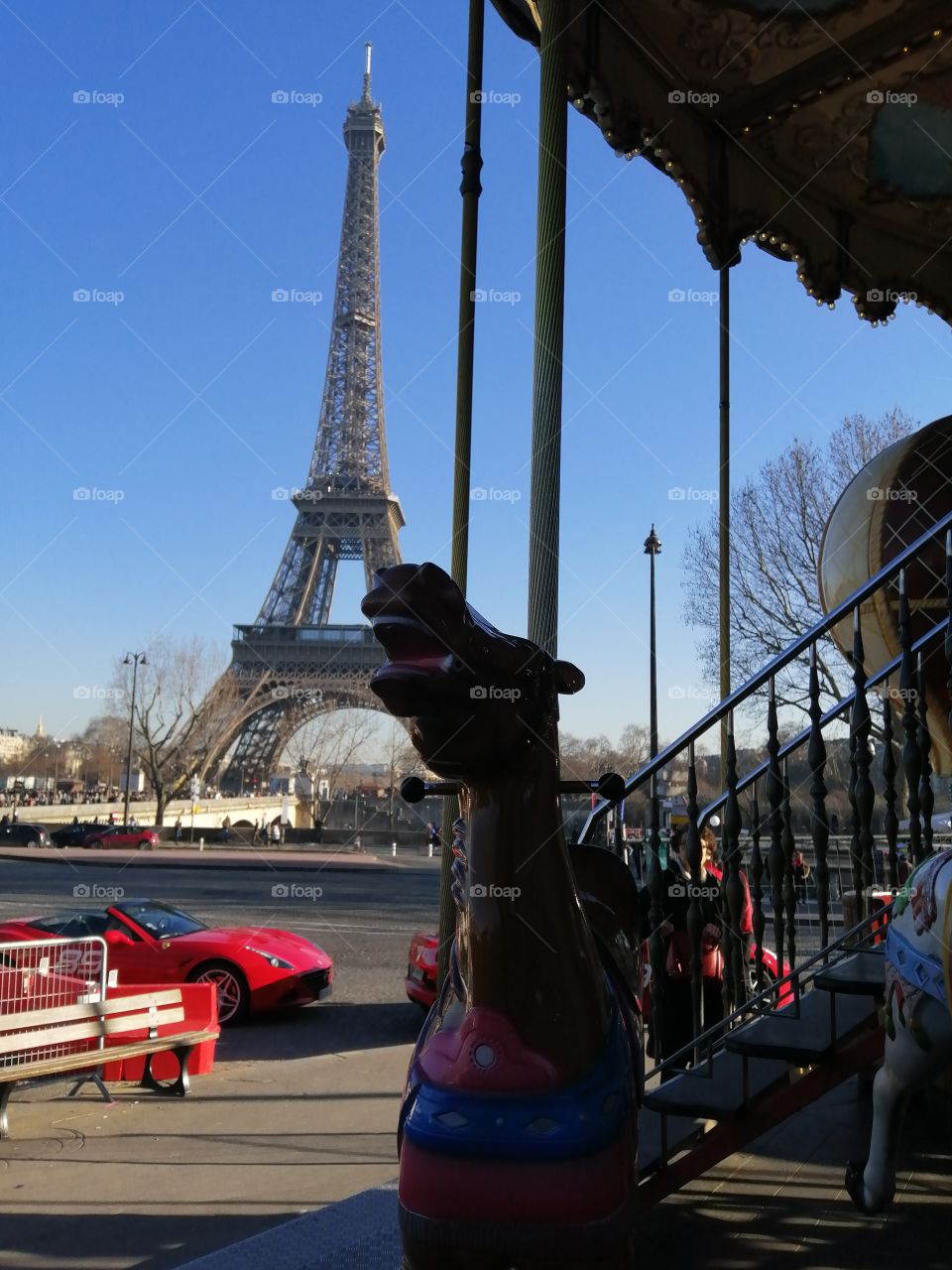 Carrousel avec tour