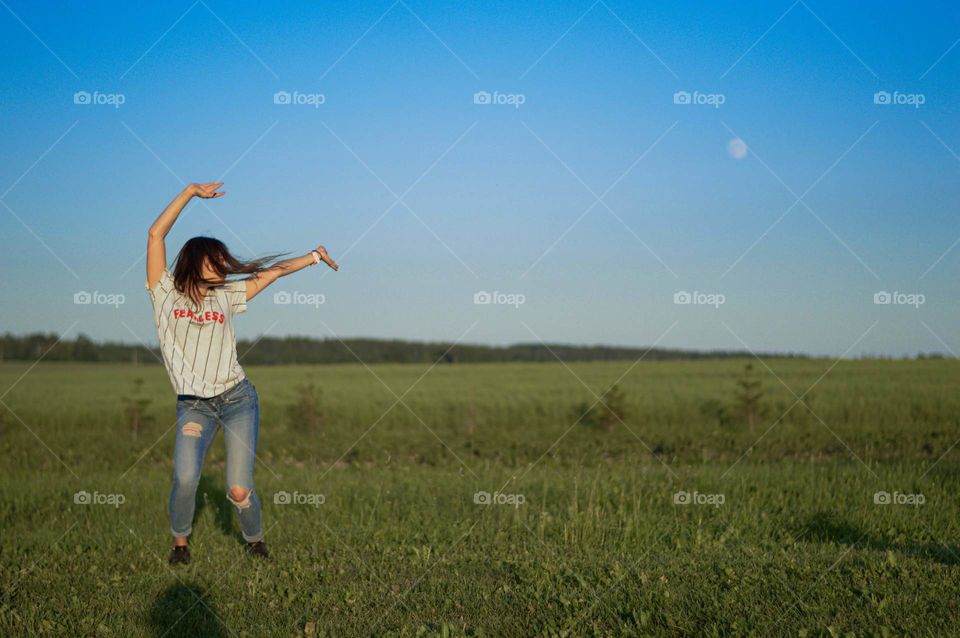 Dancing because it is summer!