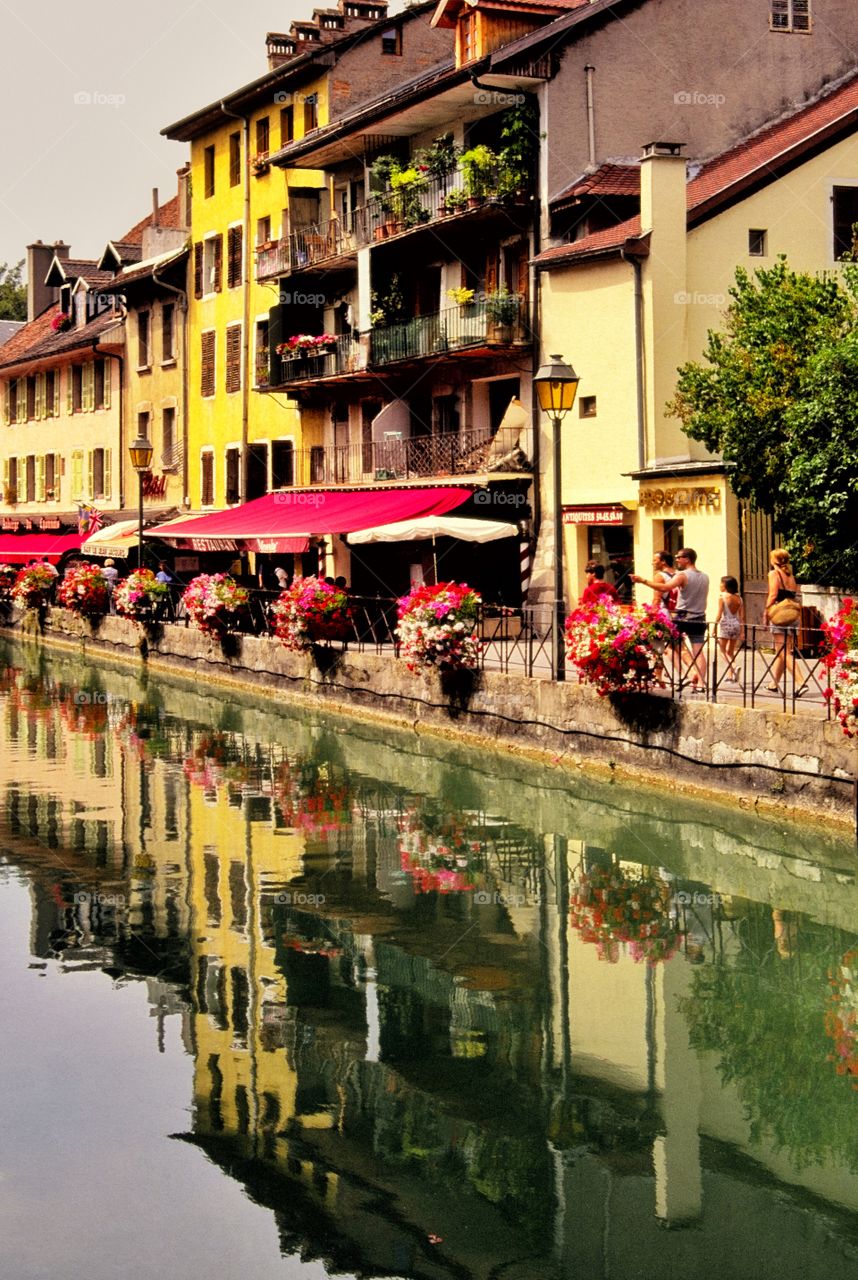 Annecy. Annecy les bains French Alps 