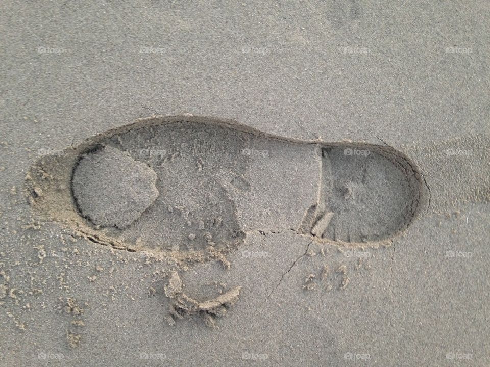 Sand, Beach, Footprint, Seashore, Sandy