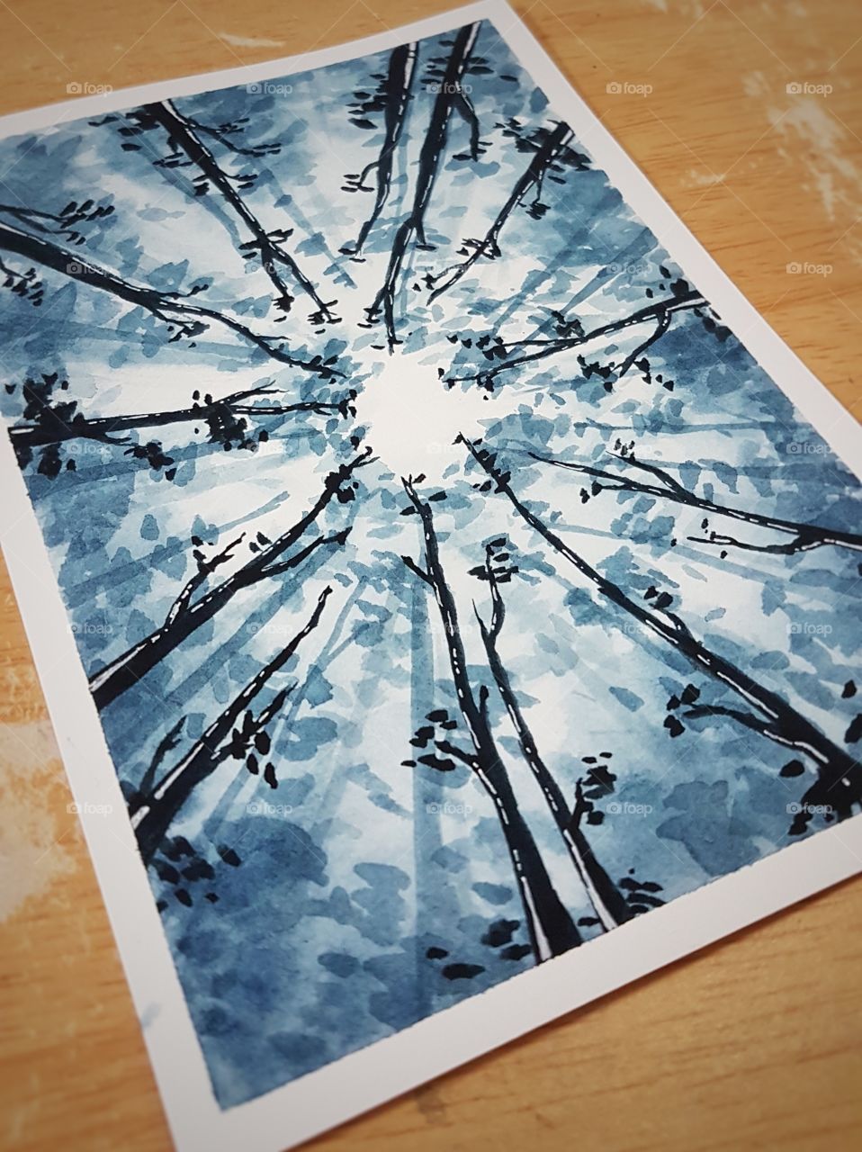 thicket watercolor artwork