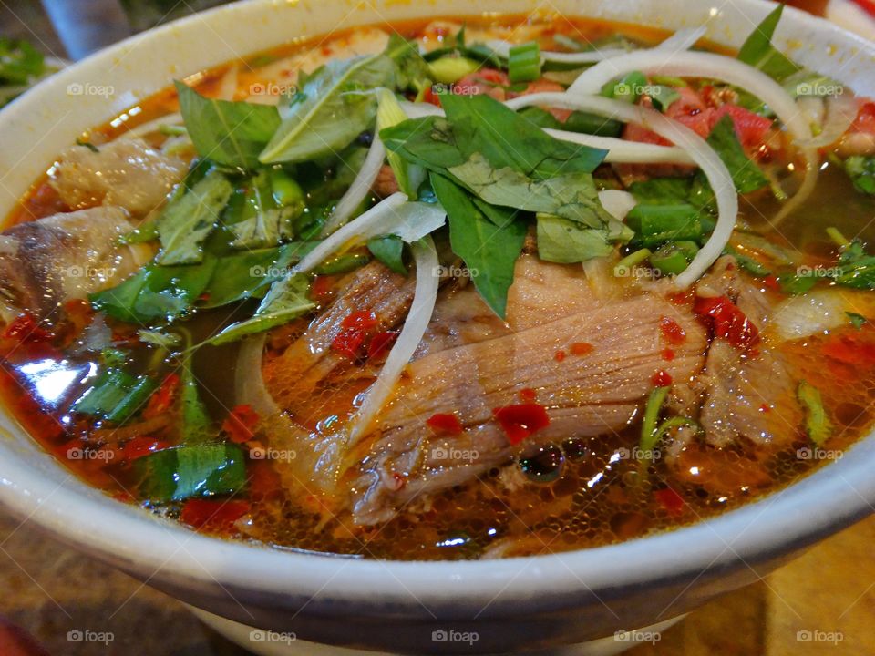 Vietnamese Pho Noodle Soup