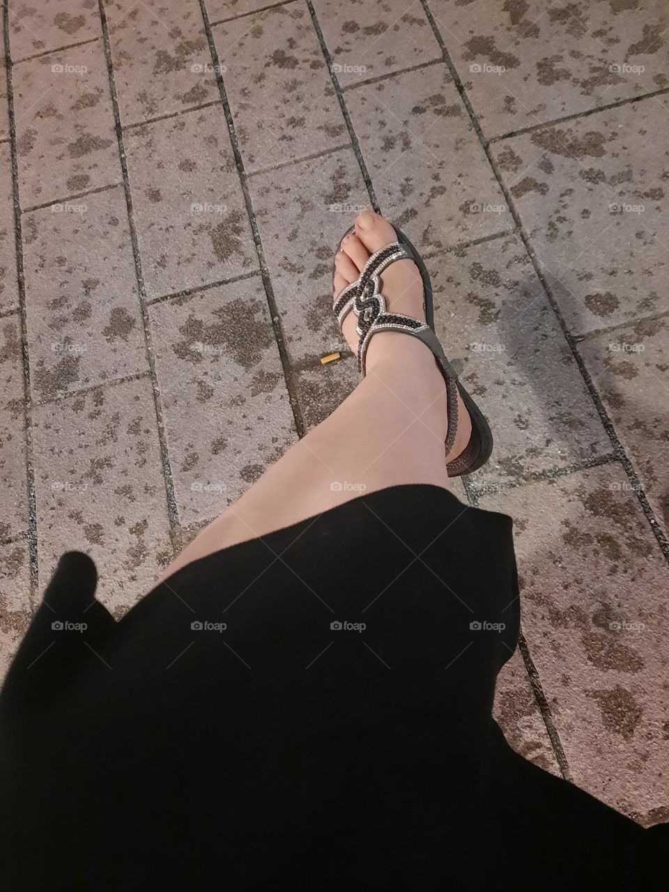 Sommer Schuhe, Sommerkleid