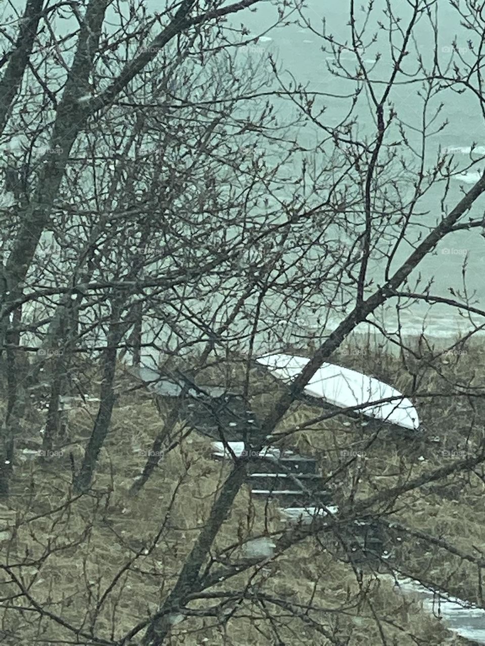 Waves & Wind As Spring Storm Rolls In