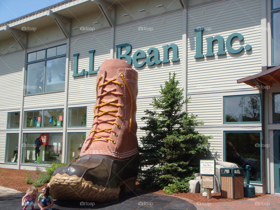 L. L. Bean Freeport Maine. Boot at L. L. Bean in Freeport, Maine