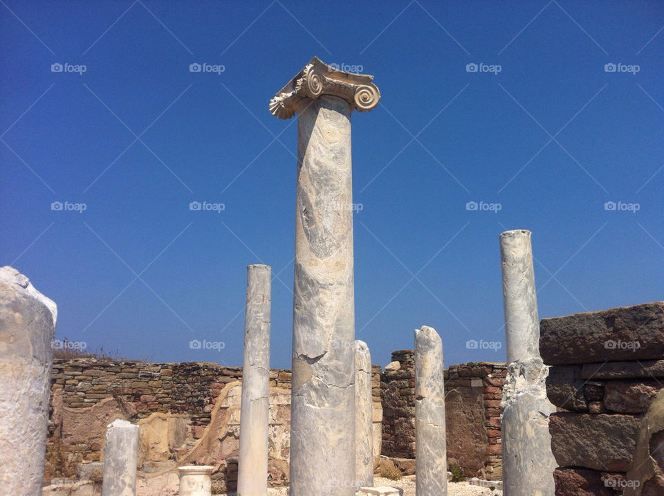 ancient greek columns ionian by nikolas2024