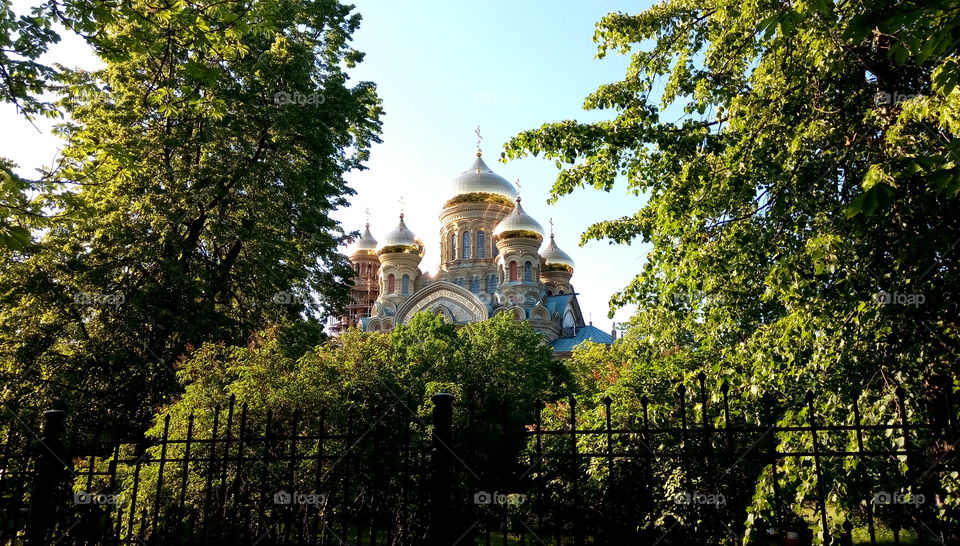 Golden church