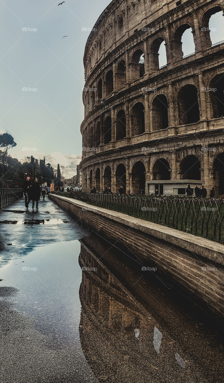 Colosseum reflections 