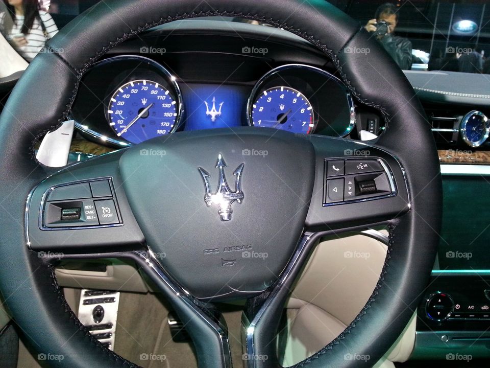 Maserati cockpit