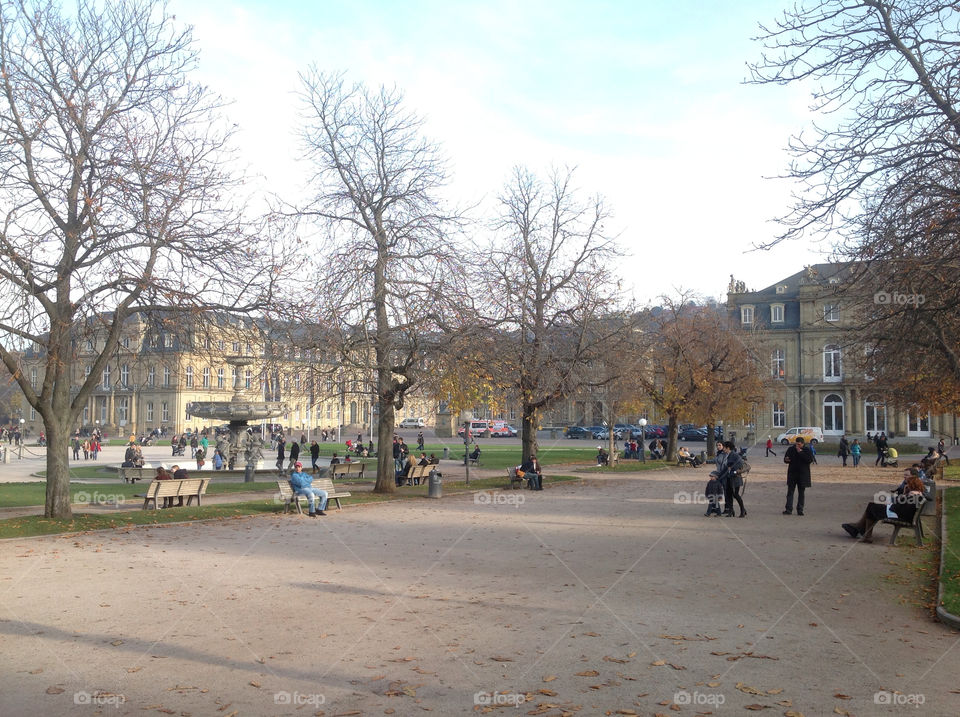 stuttgart germany city people october by ventanamedia