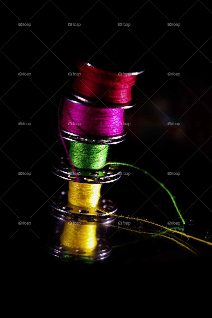 Colorful threads for clothes