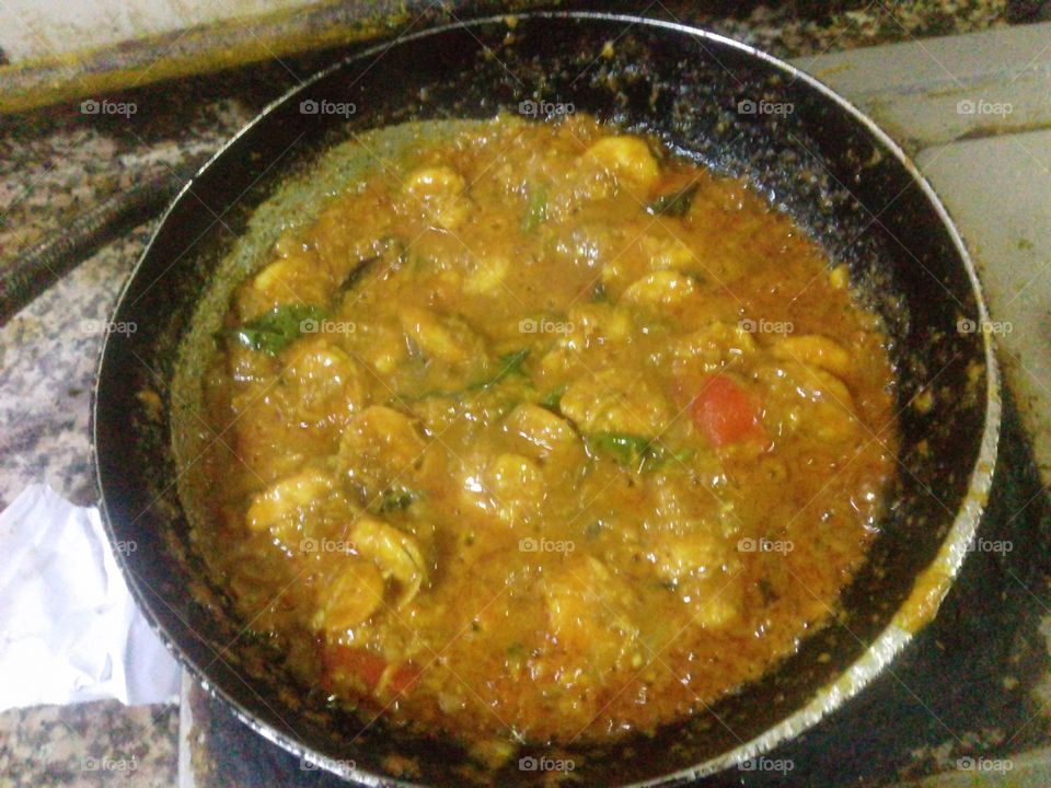 yummy prawn curry