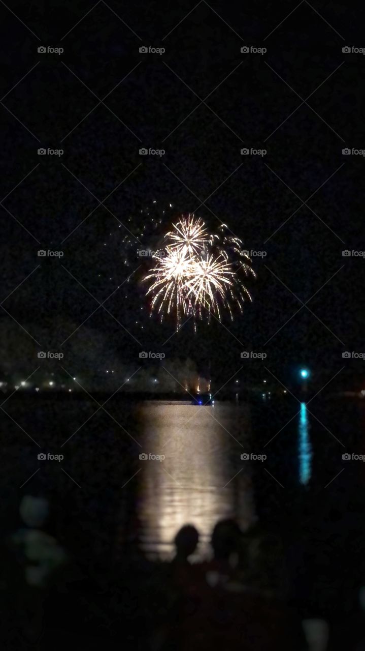 Canada day Fire works display