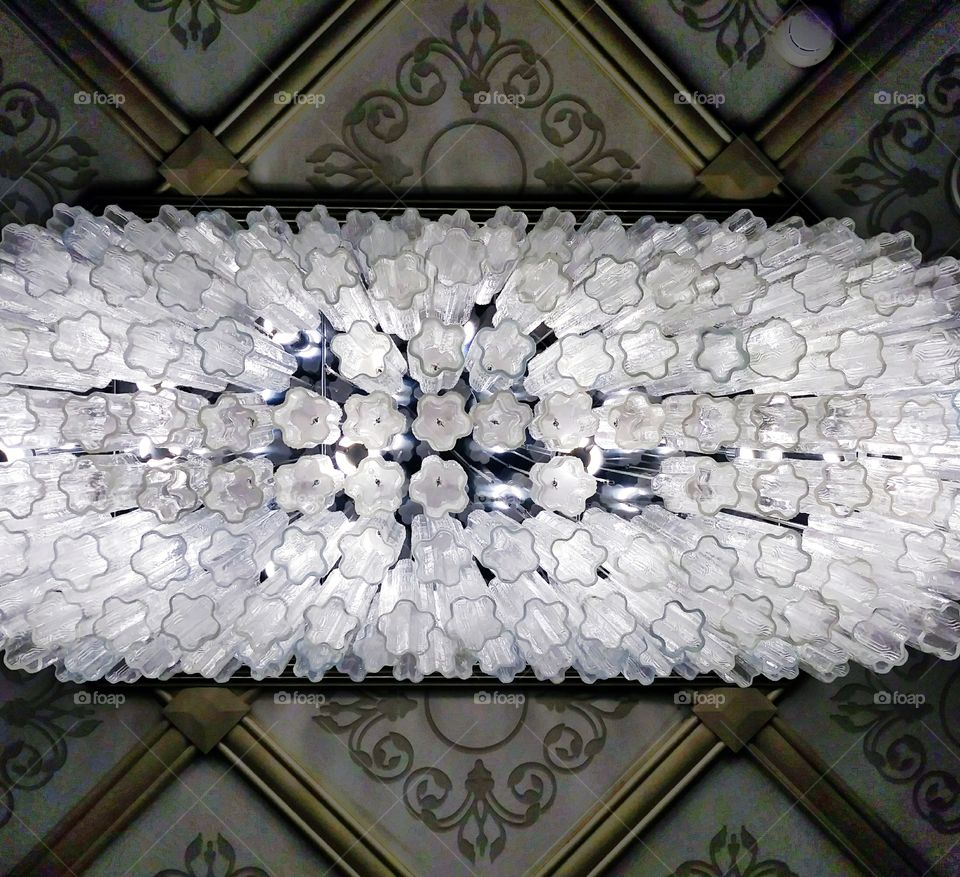 Chandelier from underneath