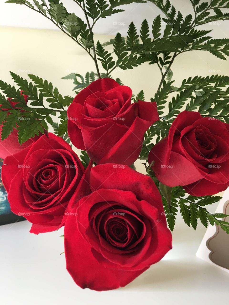 Red roses for our anniversary 