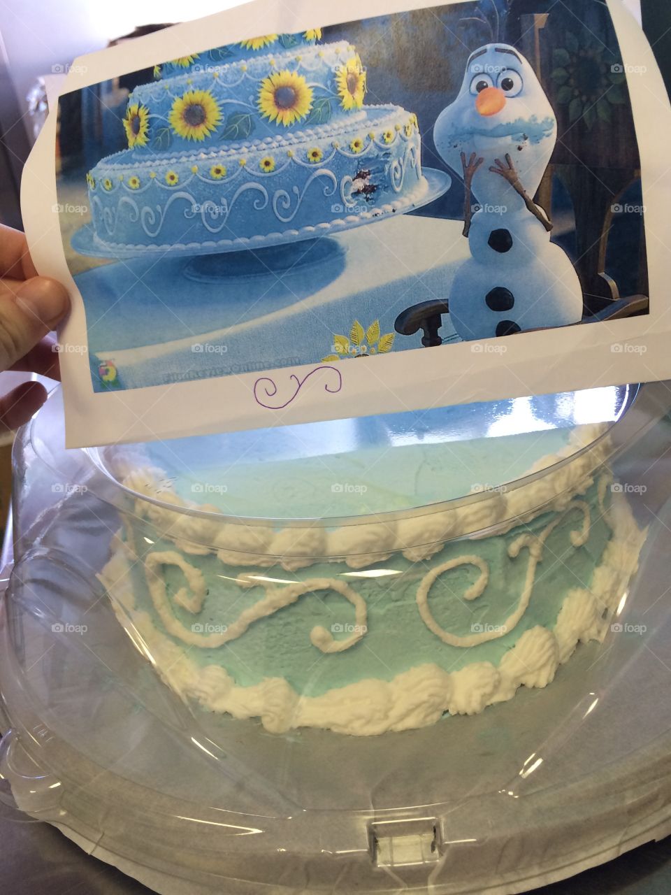 Frozen cake