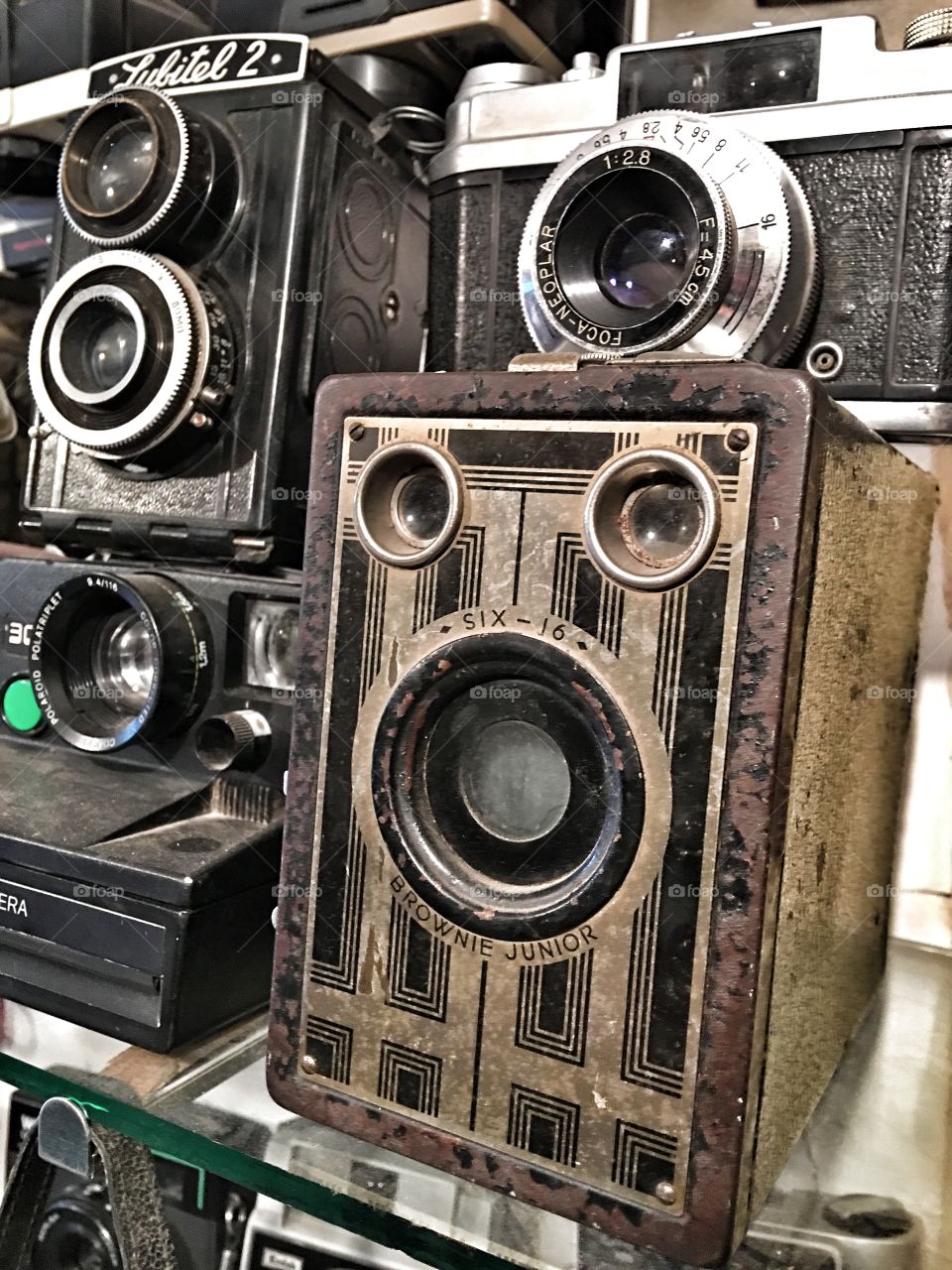 Antique cameras