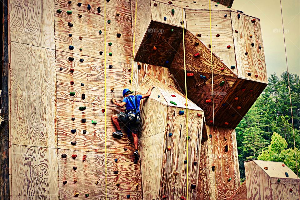 Climbing wall 