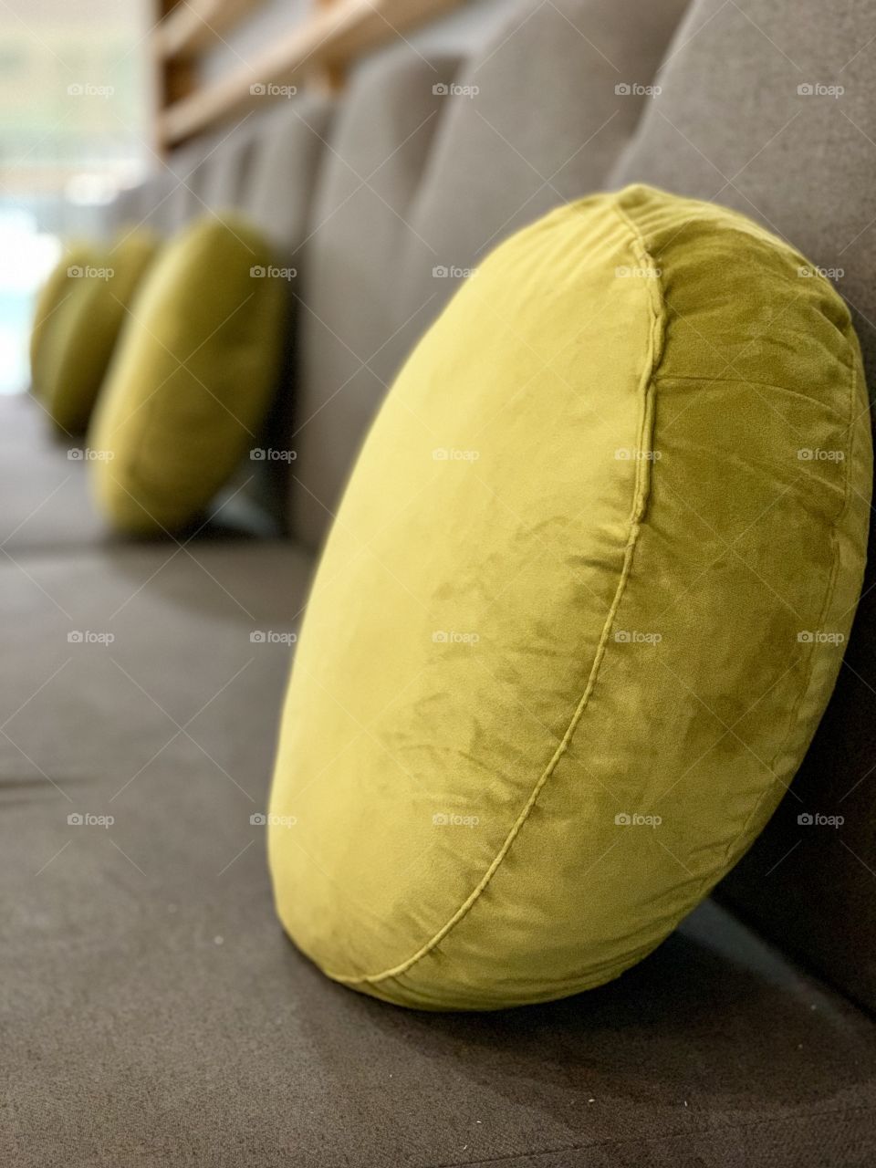 sofa cushion on the couch