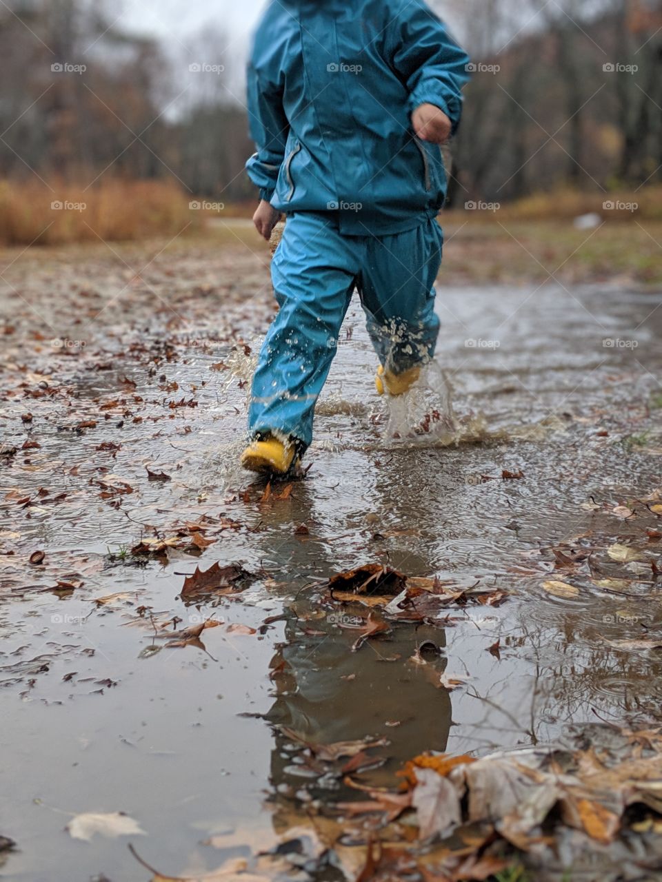 Fall, Child, Winter, Pool, Rain