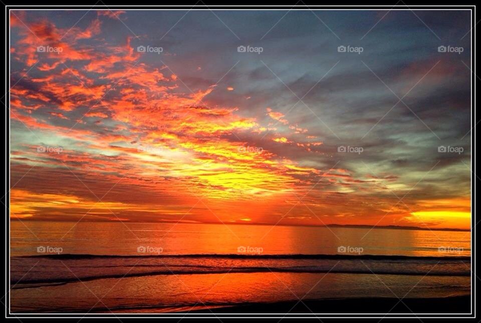 Sunset over Catalina