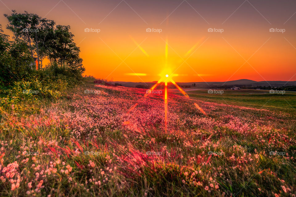 New Hampshire sunset 