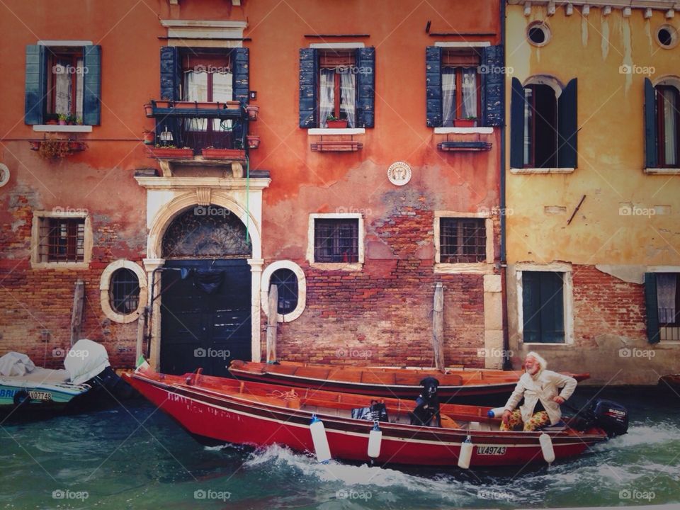 Gondola, Travel, Canal, Architecture, Boat