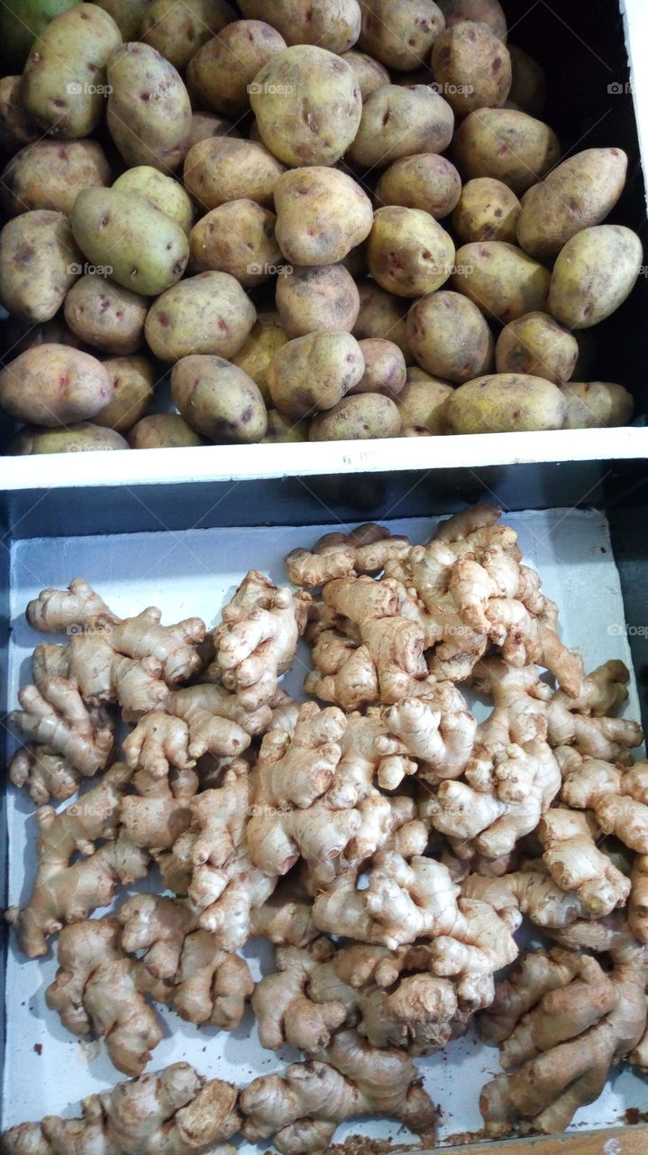 ginger vs potatoes