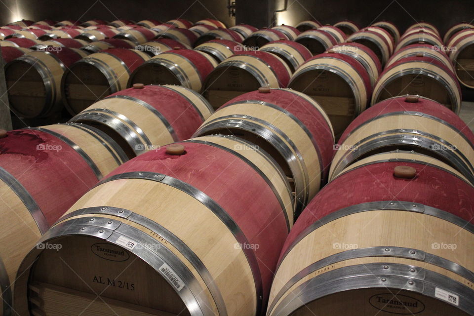 Wine barrels