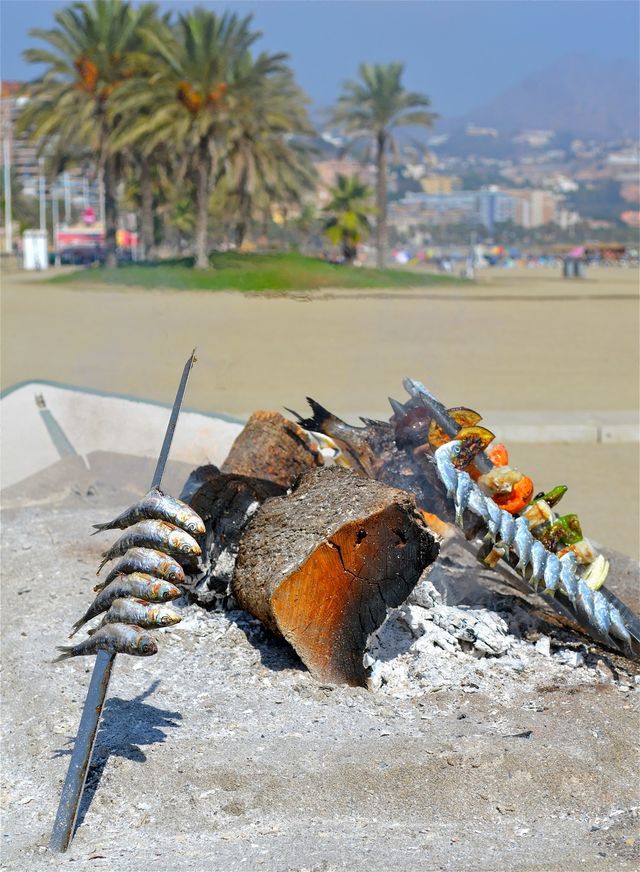 Griilling fish