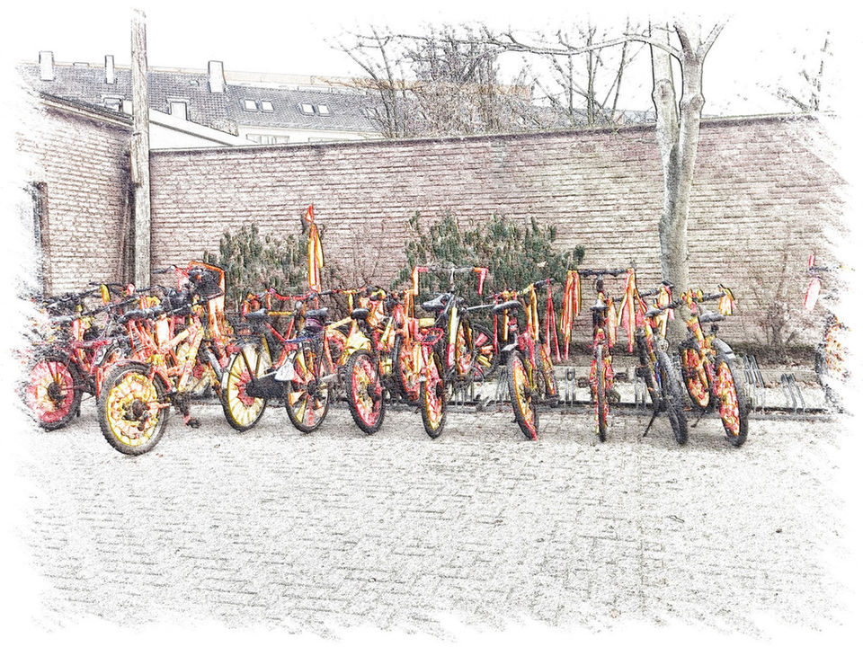 Decorated Bicycles