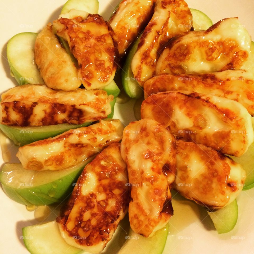 Apples and cheese