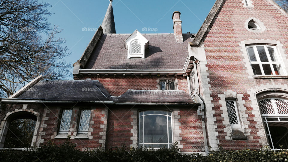 Old house in Antwerp, Belgium.
