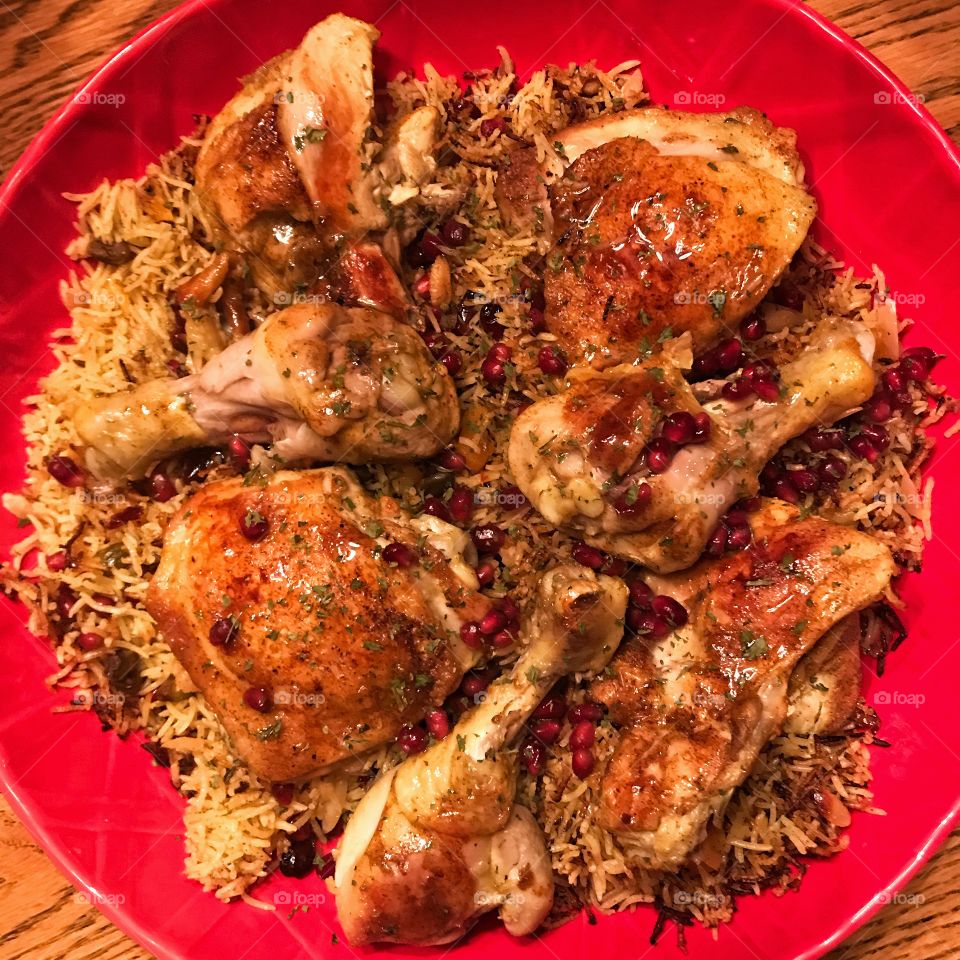 Persian chicken and rice