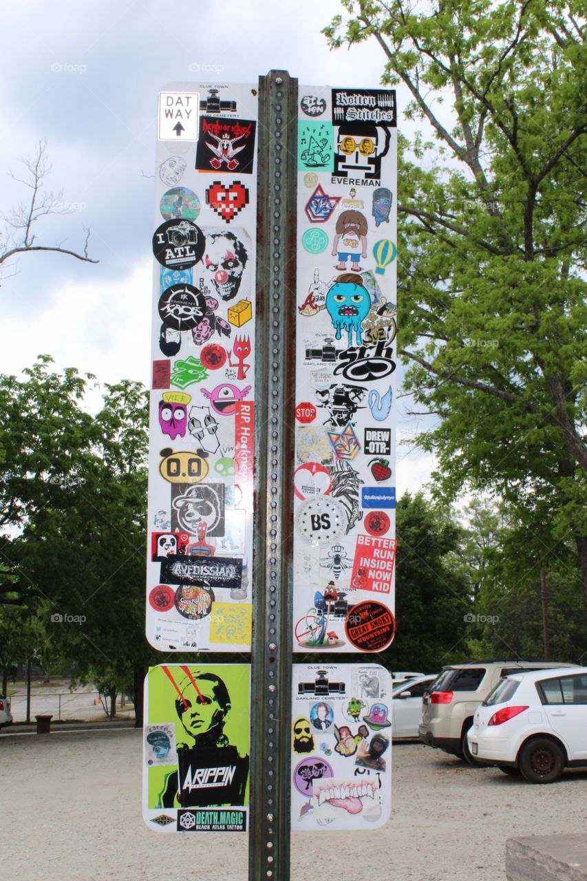 Stickers In the city 